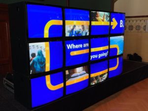 4x3 CRT video wall