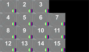 Canvas 4k pyramid arranged