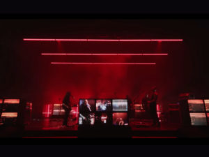 crt video wall music video shoot