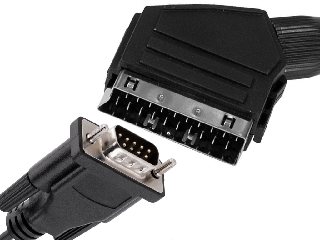Scart and DB9 Connector